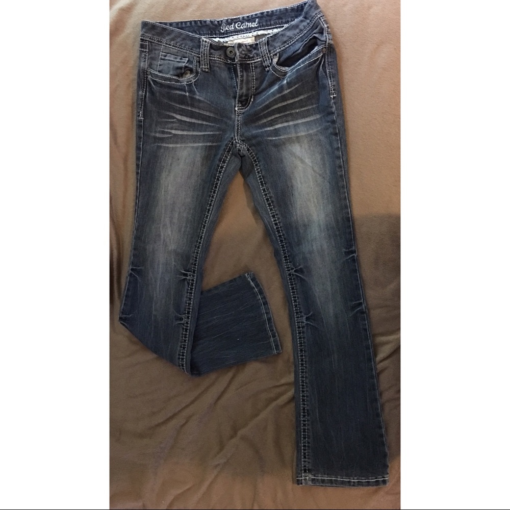 Red Camel jeans with designed back pockets